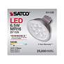 7_50W Equivalent Satco Gray 6.5W LED 3000K 450L Dimmable GU5.3 more views