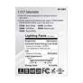 6_50W Equivalent Satco Silver 5.5W LED Dimmable Standard Bulb more views