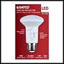 5_50W Equivalent Satco White 5.8W LED Dimmable Standard Bulb more views