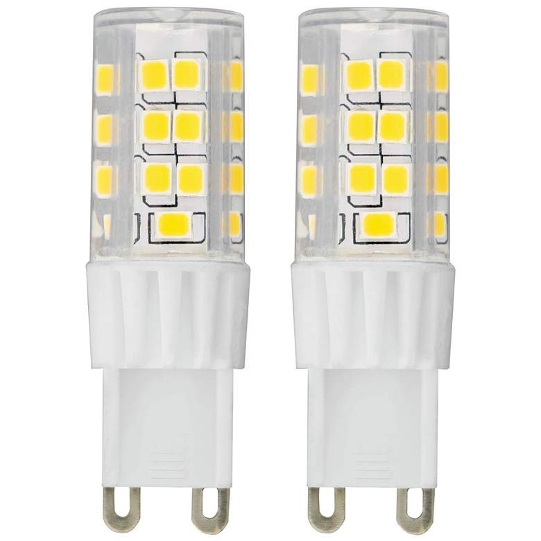 Image 1 50W Equivalent Tesler 5 Watt 2700K LED Dimmable G9 Bulb 2 Pack