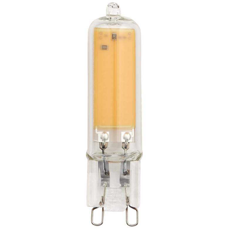 Image 1 50W Equivalent Tesler Clear 3000K 5W LED Dimmable G9 Bulb