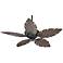 51" Quorum Monaco Old World Wet Rated Pull Chain Ceiling Fan