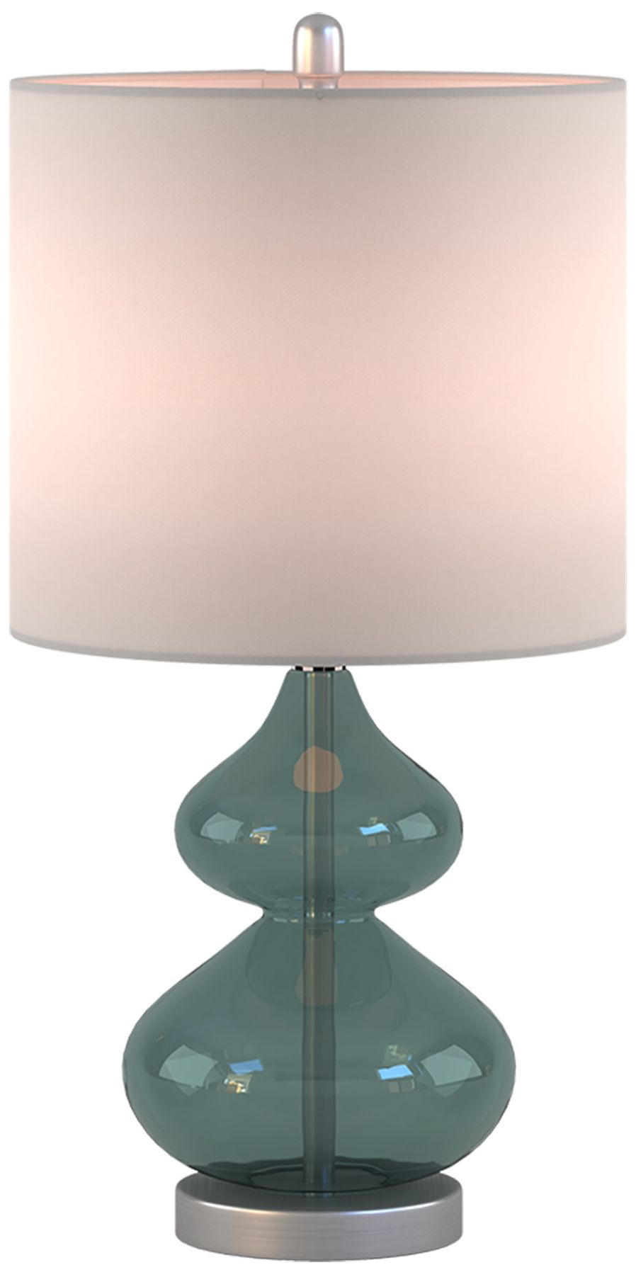 Image 7 510 Design Blue Ellipse Curved Glass Table Lamp, Set of 2 more views