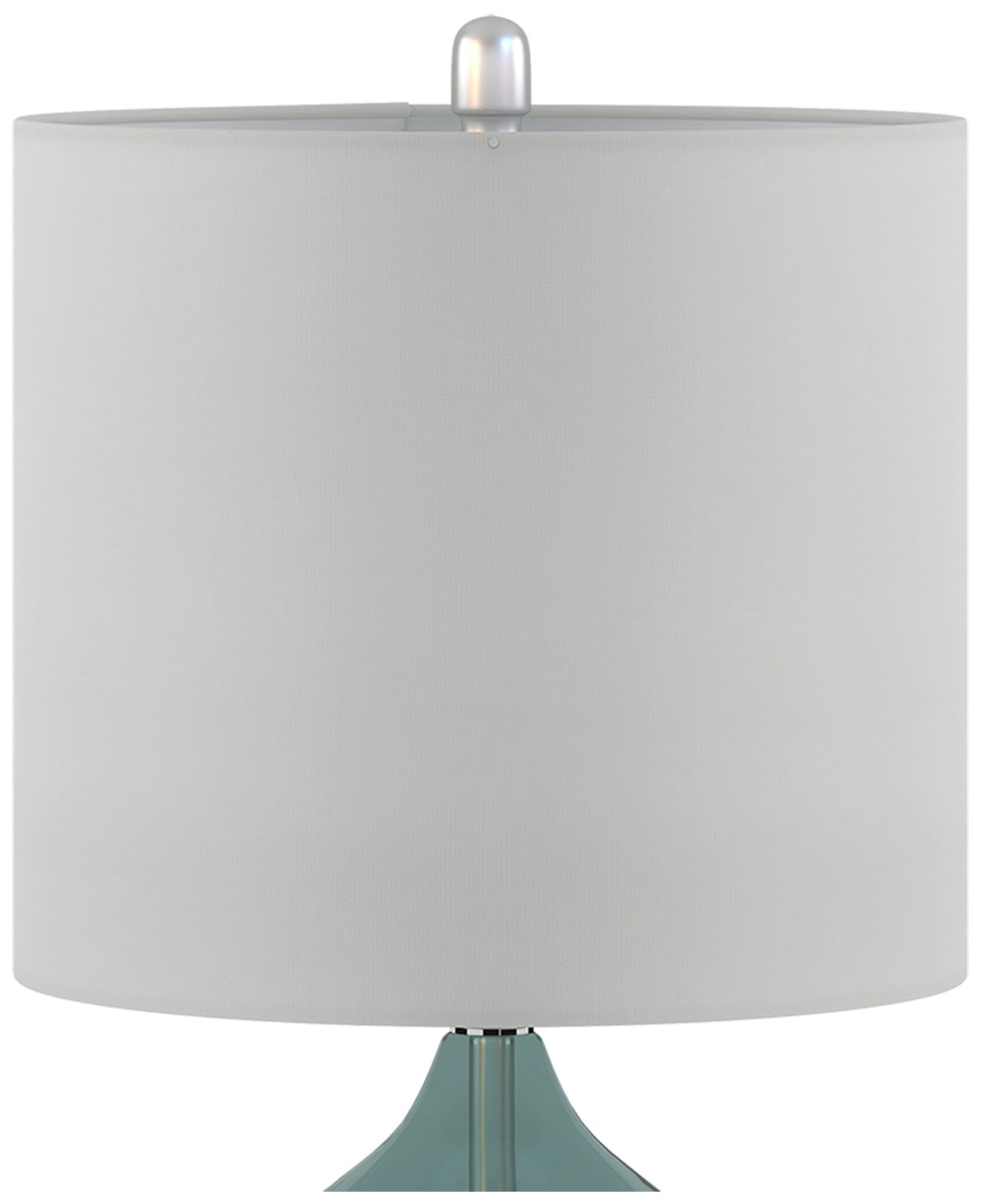 510 Design Blue Ellipse Curved Glass Table Lamp, Set of 2