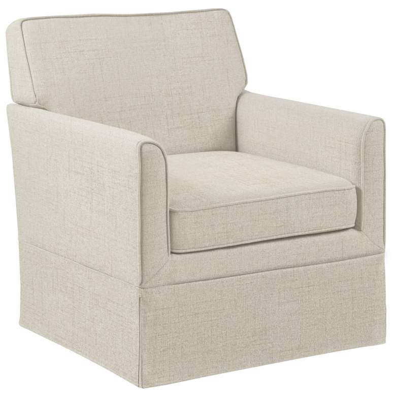 Image 1 510 Design Cream Paula Slipcover Accent Armchair