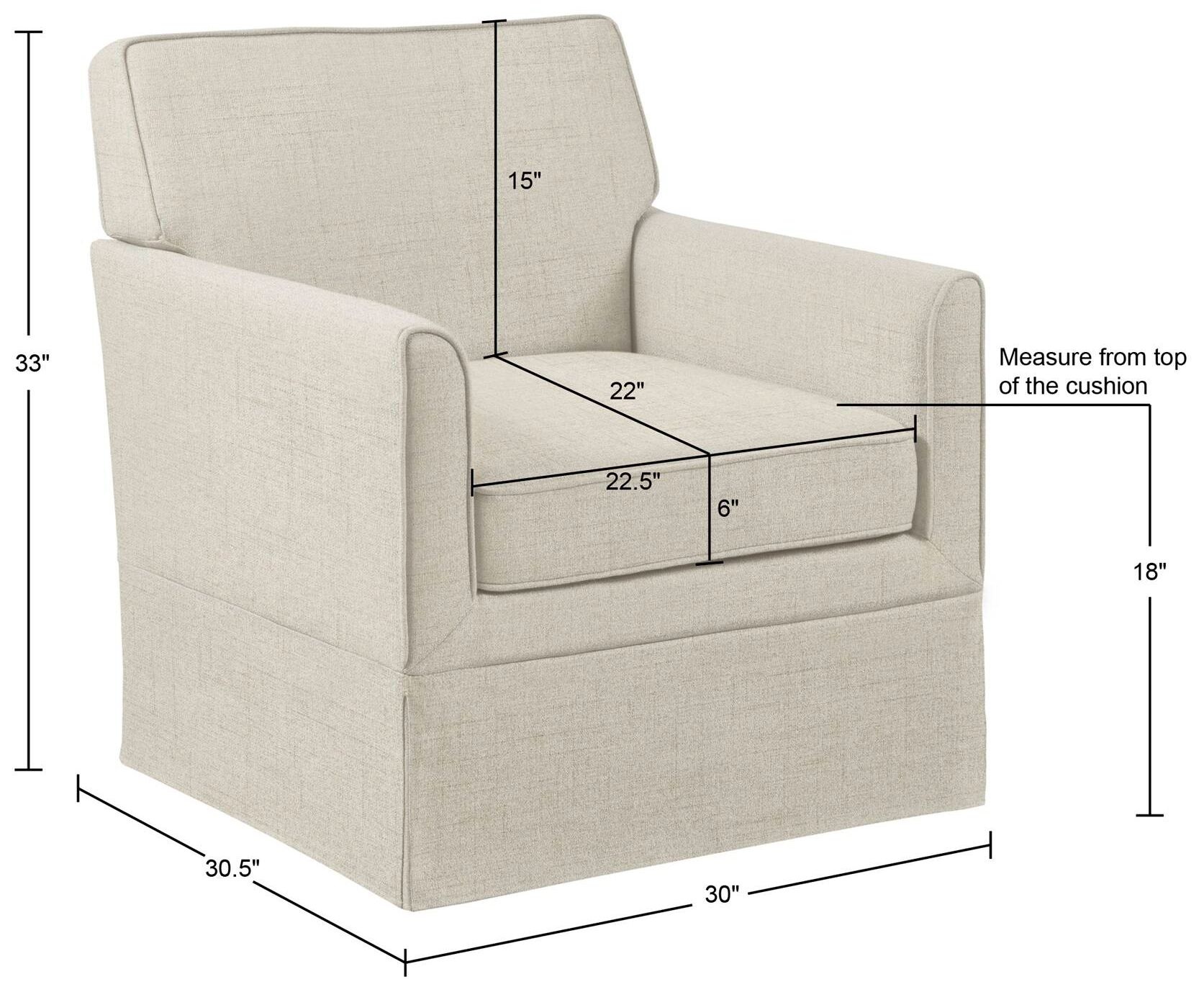 Image 7 510 Design Cream Paula Slipcover Accent Armchair more views