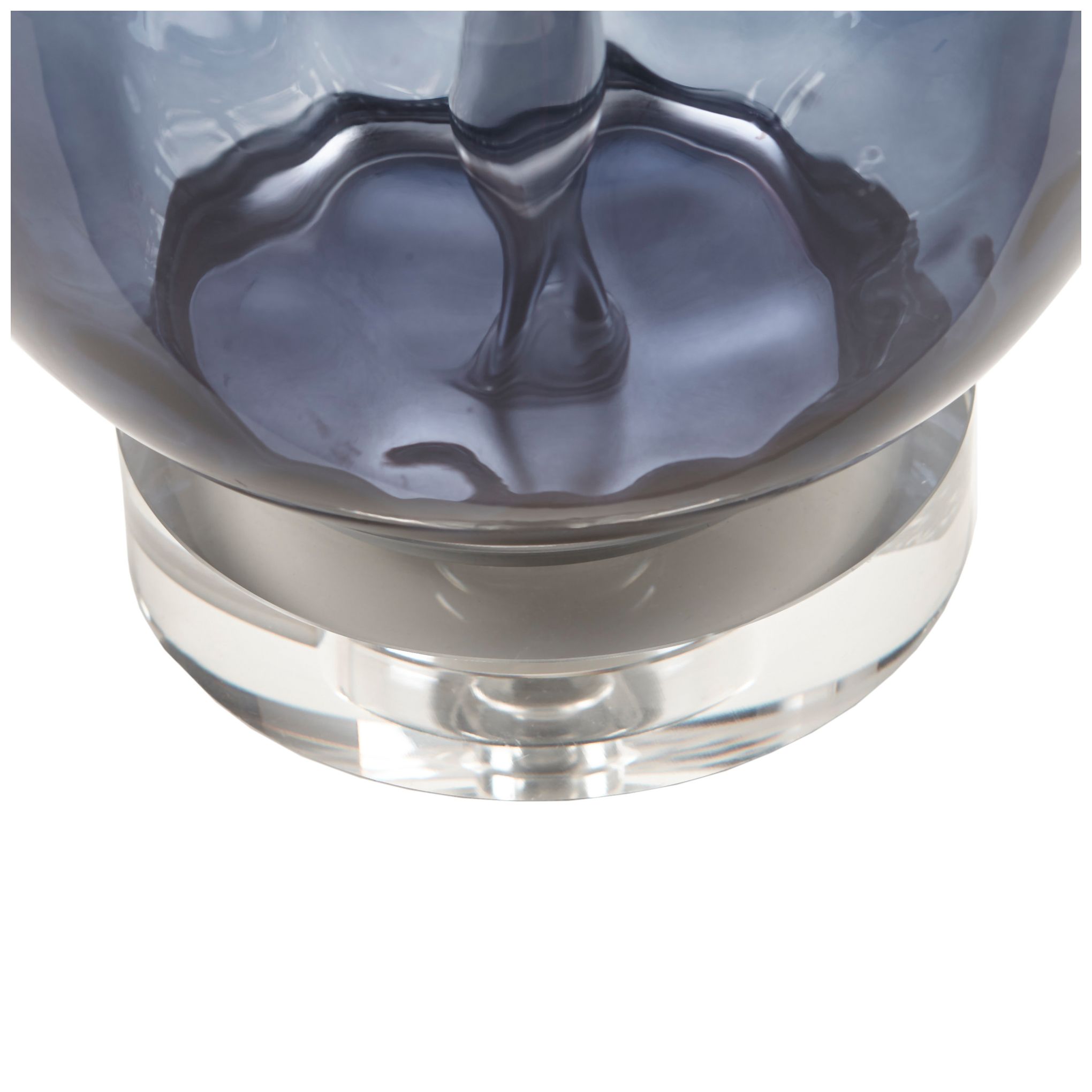 Image 5 510 Design Dark Blue Borel Ombre Glass Table Lamp more views