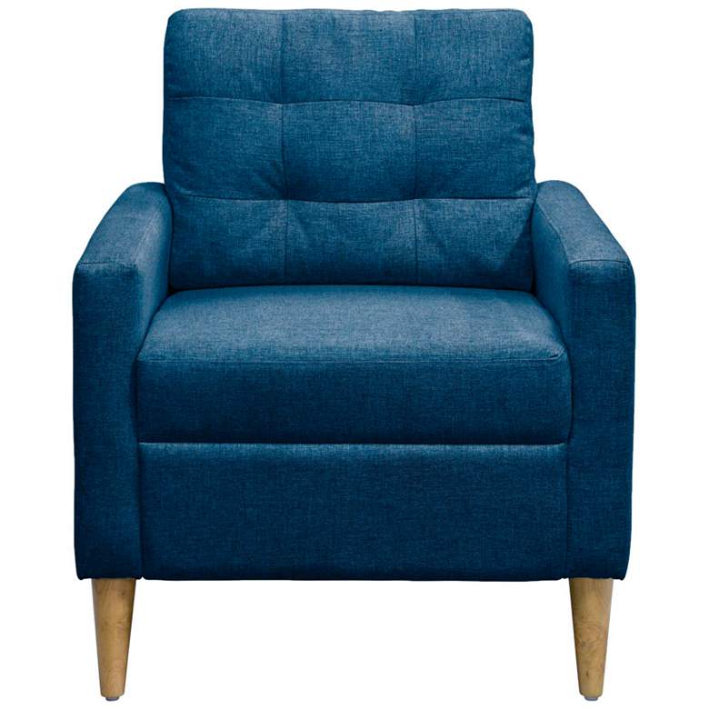 Image 1 510 Design Denim Blue Dani Tufted back Accent Chair
