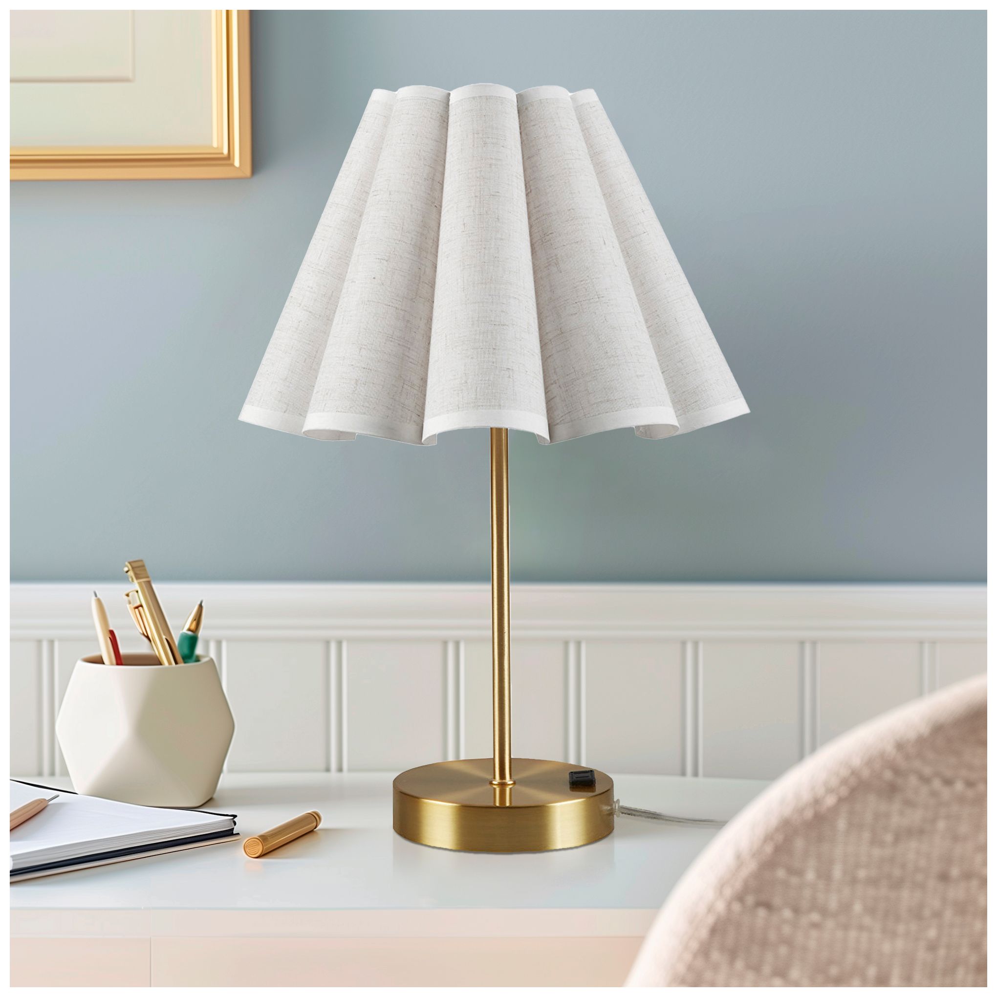 Image 6 510 Design Gold Chique Tap Control and Dimmable Accent Table Lamp more views