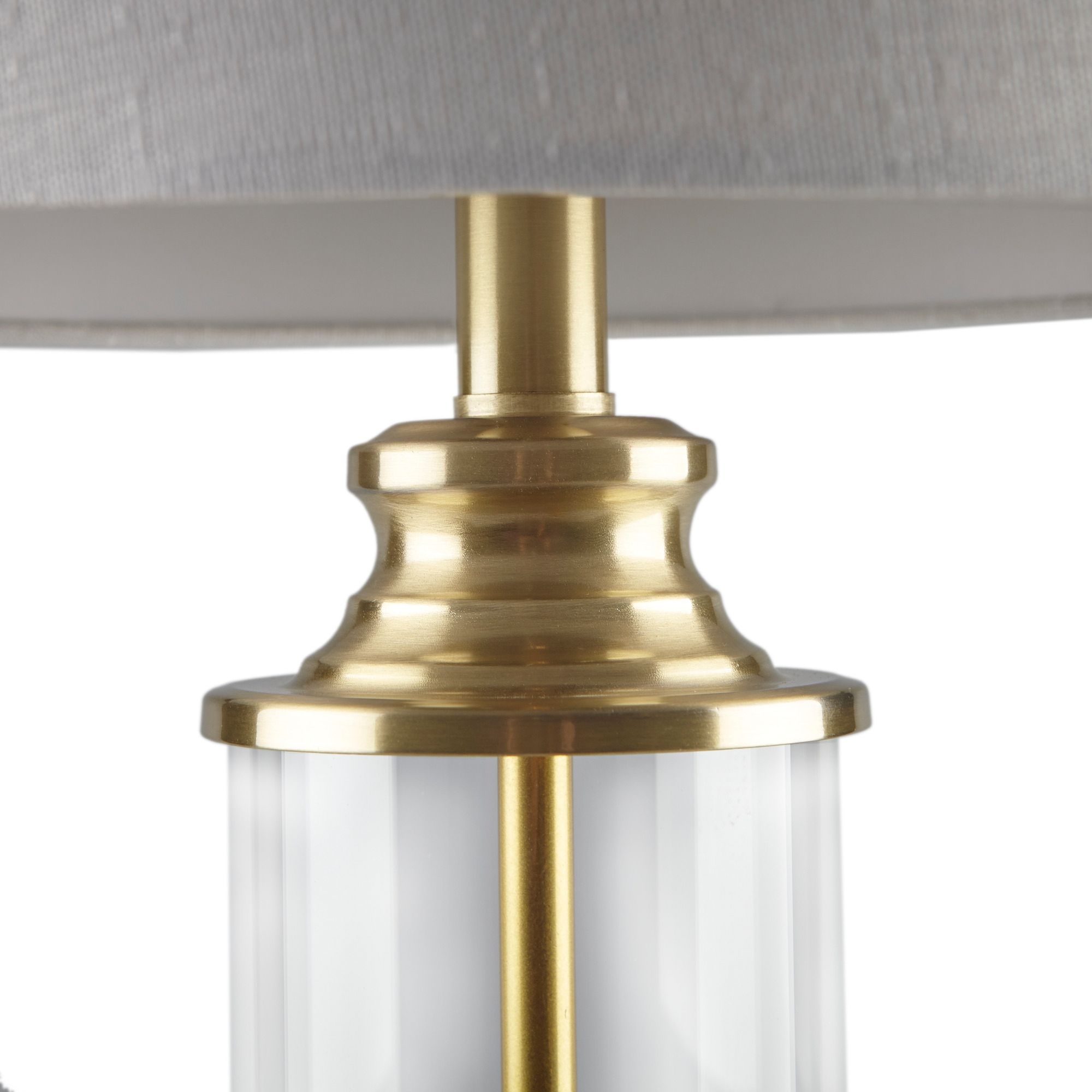 Image 7 510 Design Gold Clarity Glass Cylinder Table Lamp Set of 2 more views