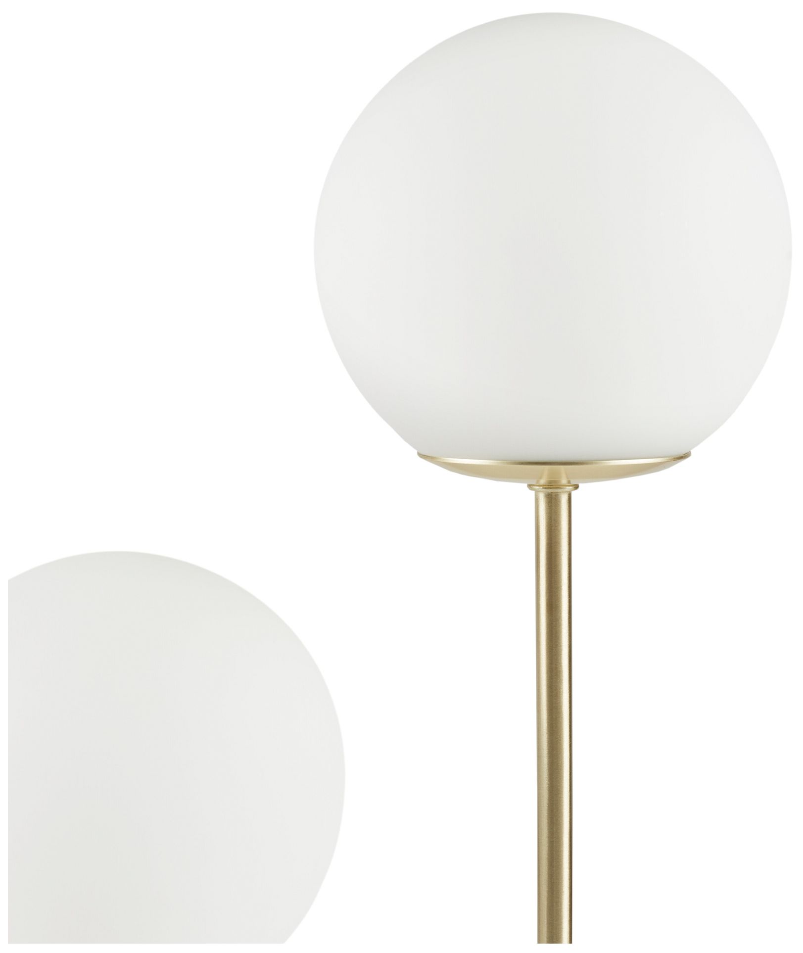 Image 7 510 Design Gold/White Zusa Metal 2-Light Globe Table Lamp more views