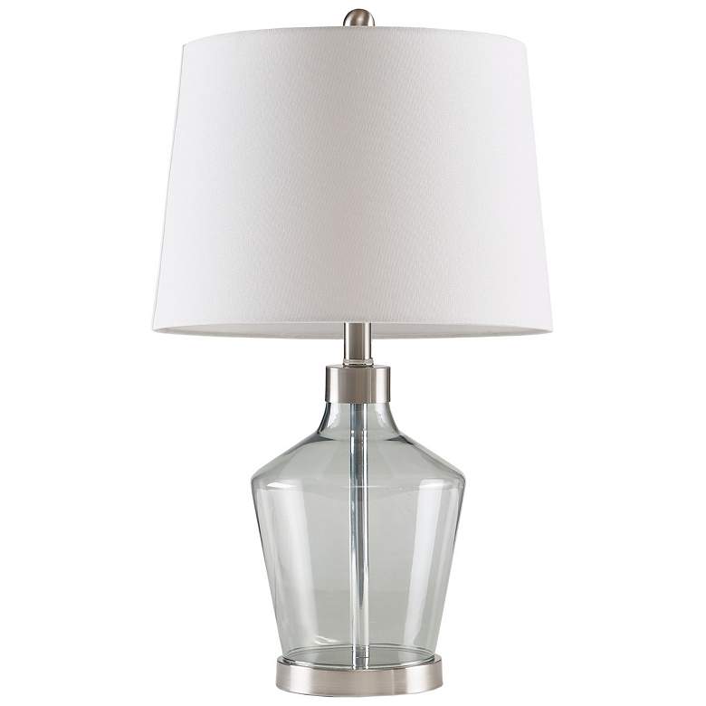 Image 1 510 Design Grey Harmony Angular Glass Table Lamp, Set of 2