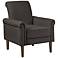 510 Design Grey Jeanie Rolled Arm Accent Chair