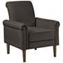 510 Design Grey Jeanie Rolled Arm Accent Chair