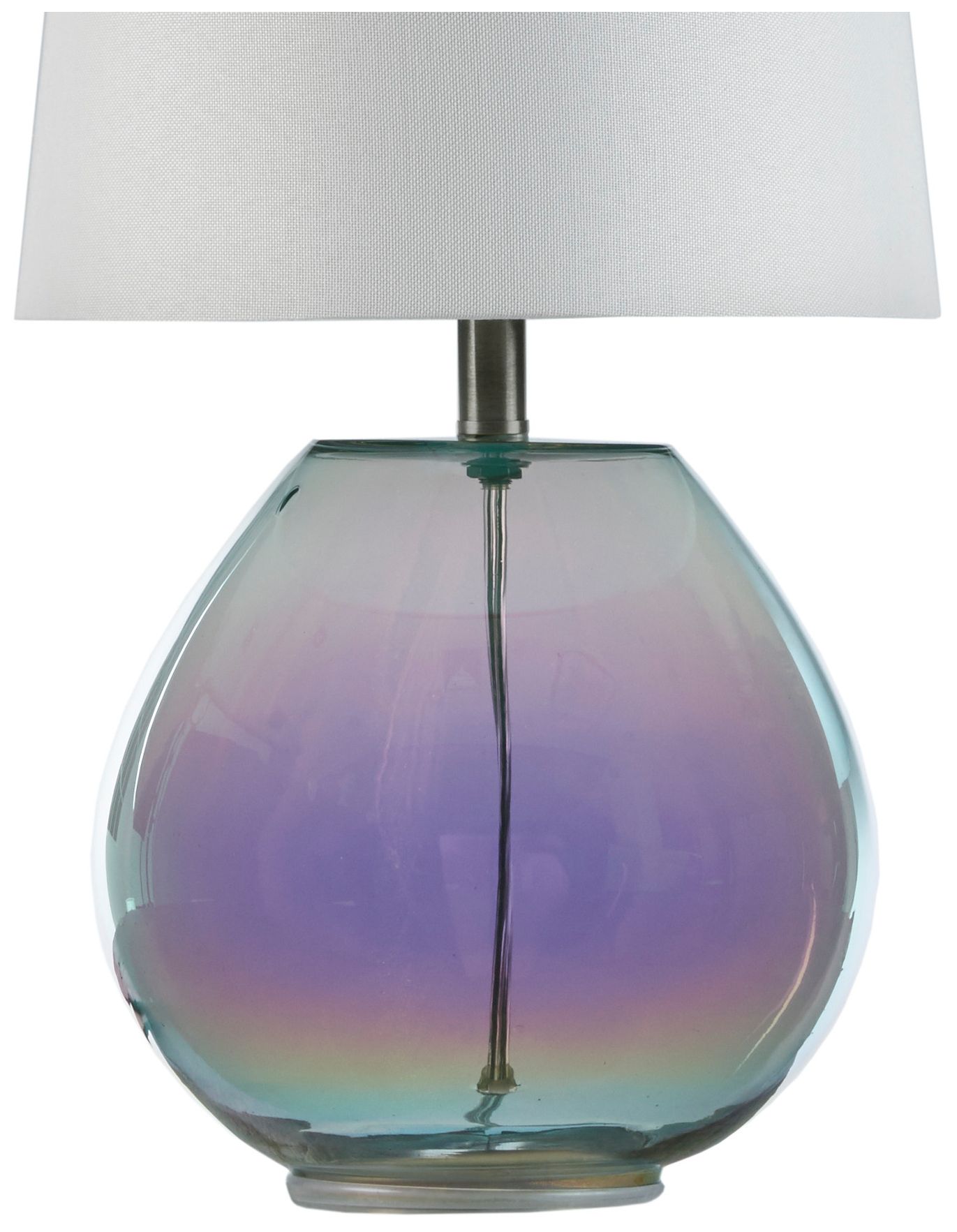 Image 6 510 Design Iridescent Ranier Iridescent Glass Table Lamp more views