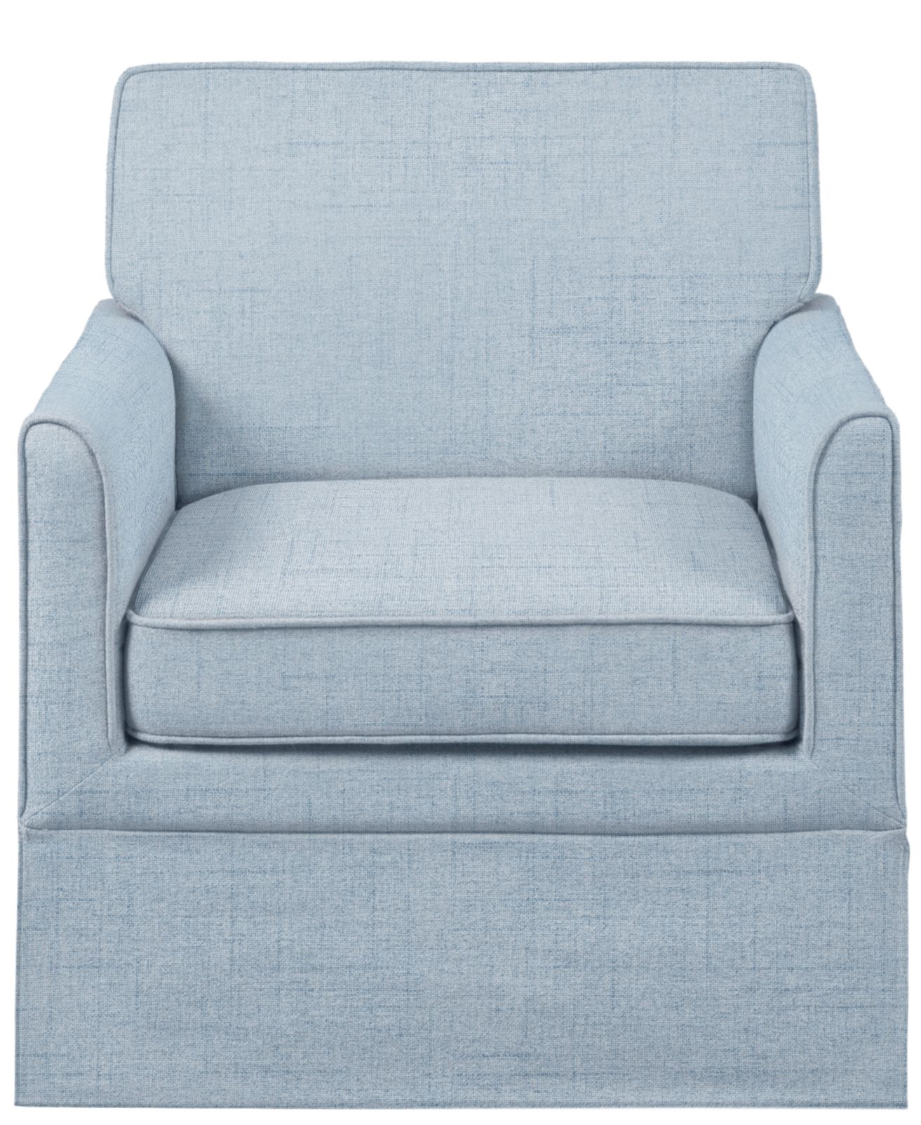 Thumbnail2 of 510 Design Light Blue Paula Slipcover Accent Armchair