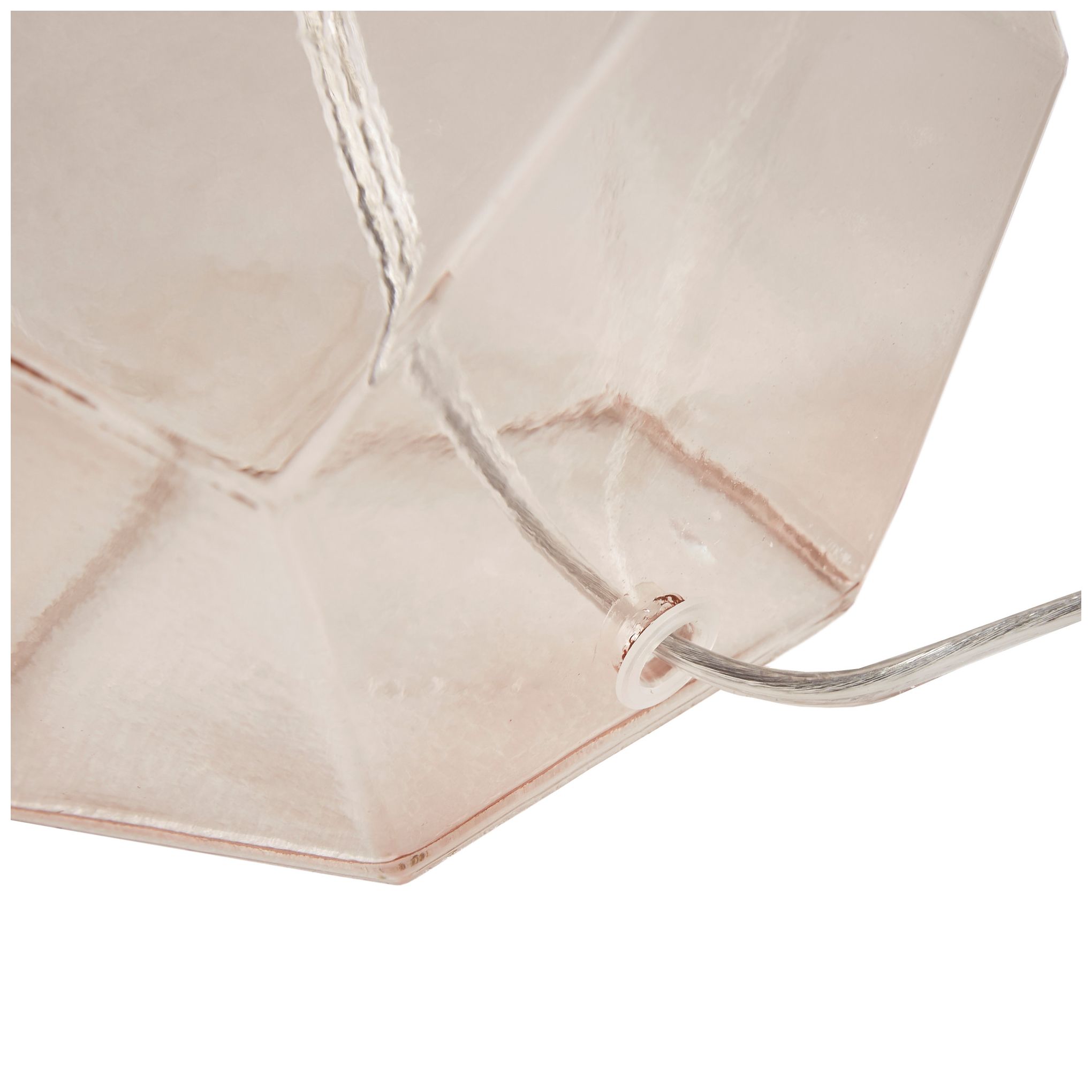 Image 5 510 Design Pink Bella Geometric Glass Table Lamp more views