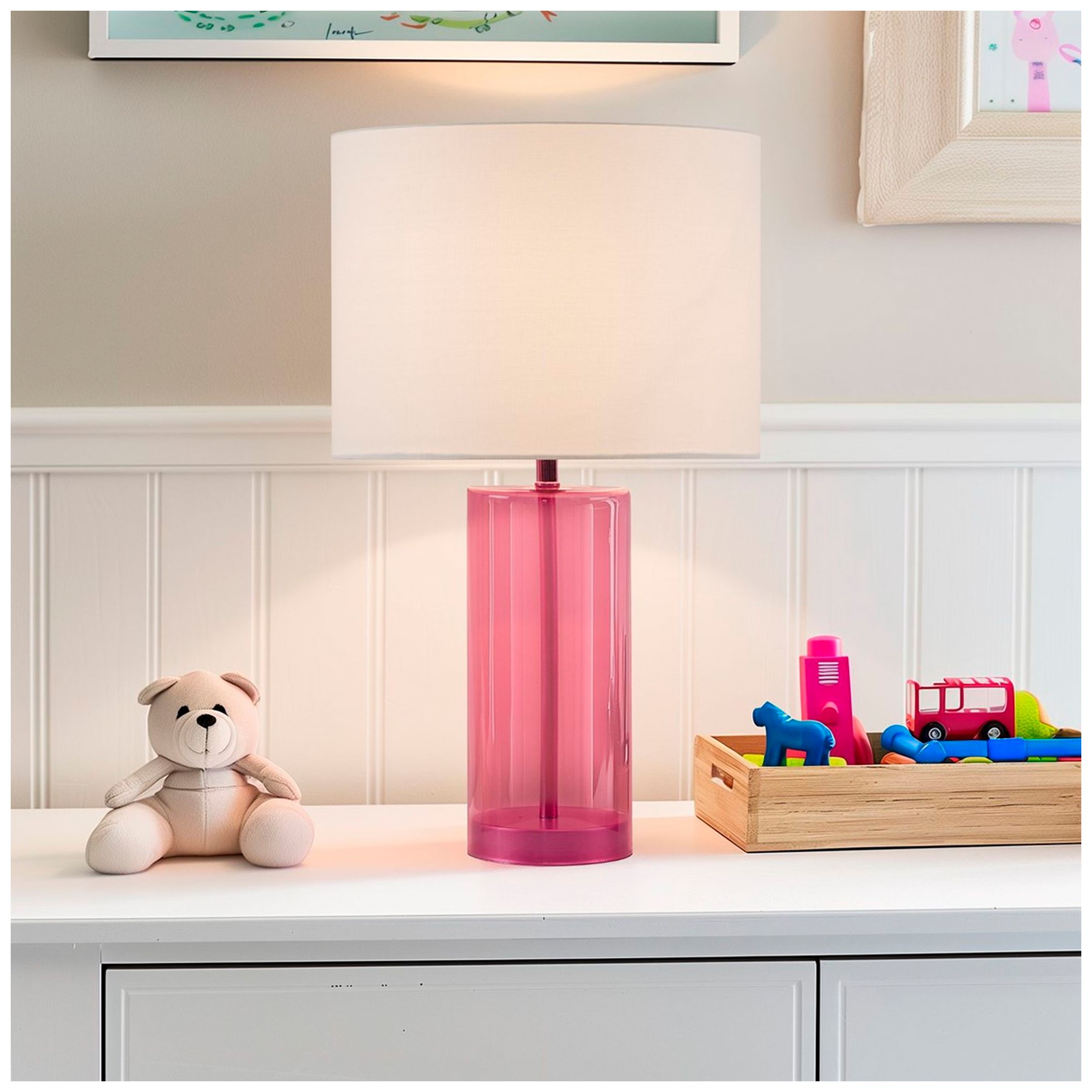 Thumbnail3 of 510 Design Pink Neonova Glass Table Lamp more views