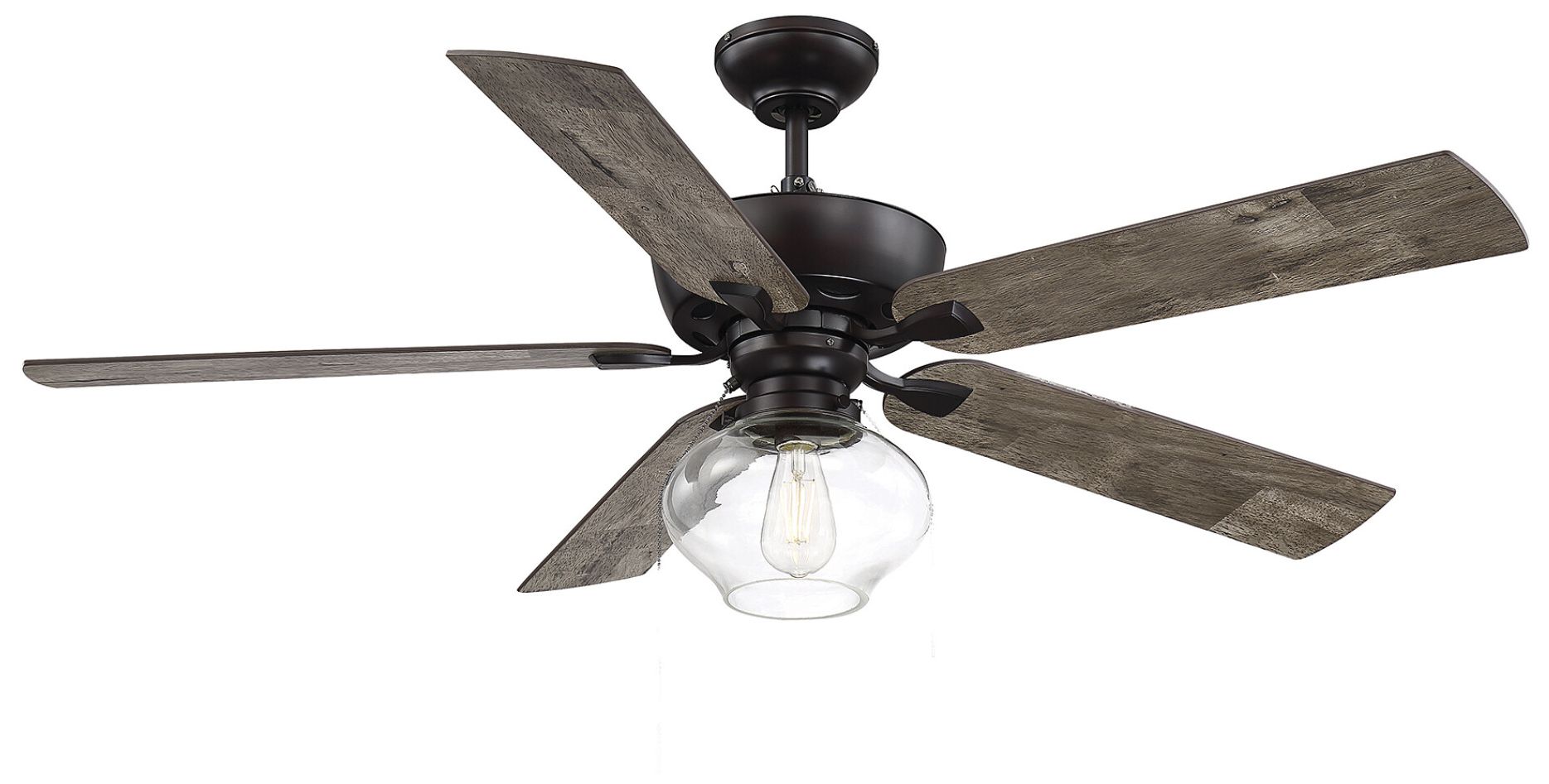 Image 3 52" 1-Light Ceiling Fan in Oil Rubbed Bronze more views