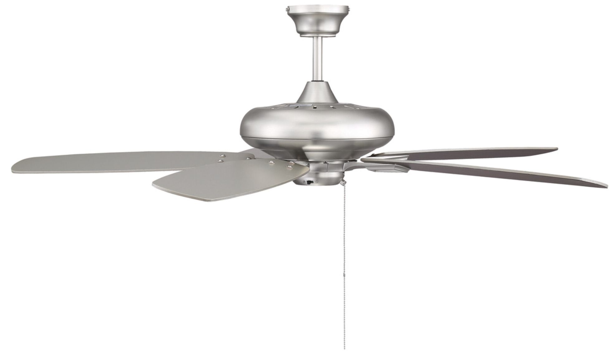 Image 4 52" 2-Light Ceiling Fan in Brushed Nickel more views