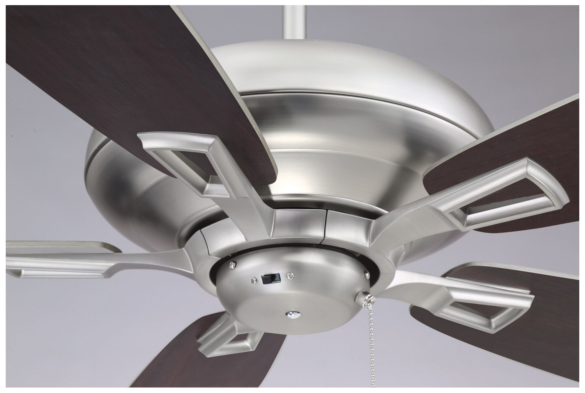 Image 5 52" 2-Light Ceiling Fan in Brushed Nickel more views