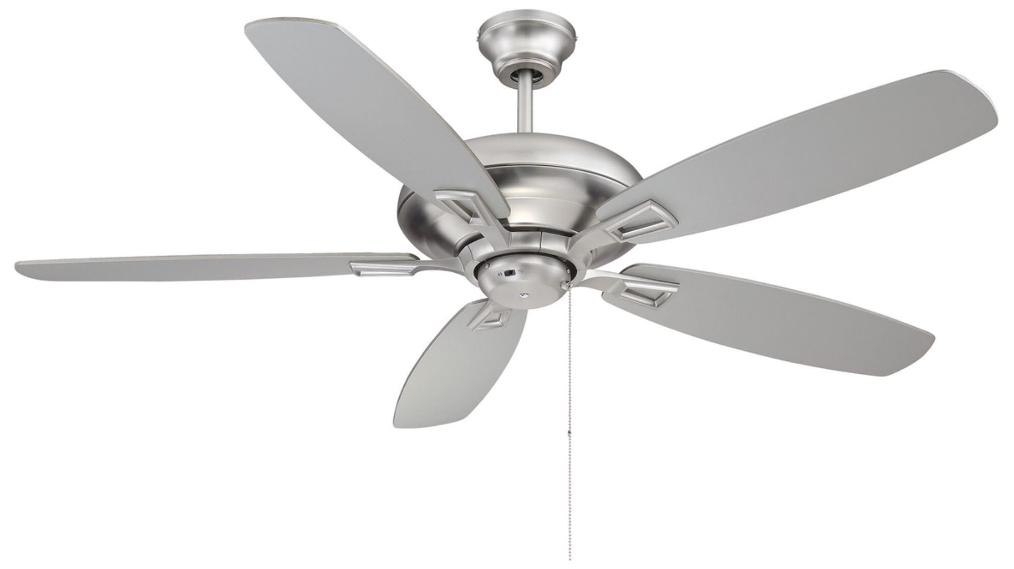 Image 6 52" 2-Light Ceiling Fan in Brushed Nickel more views