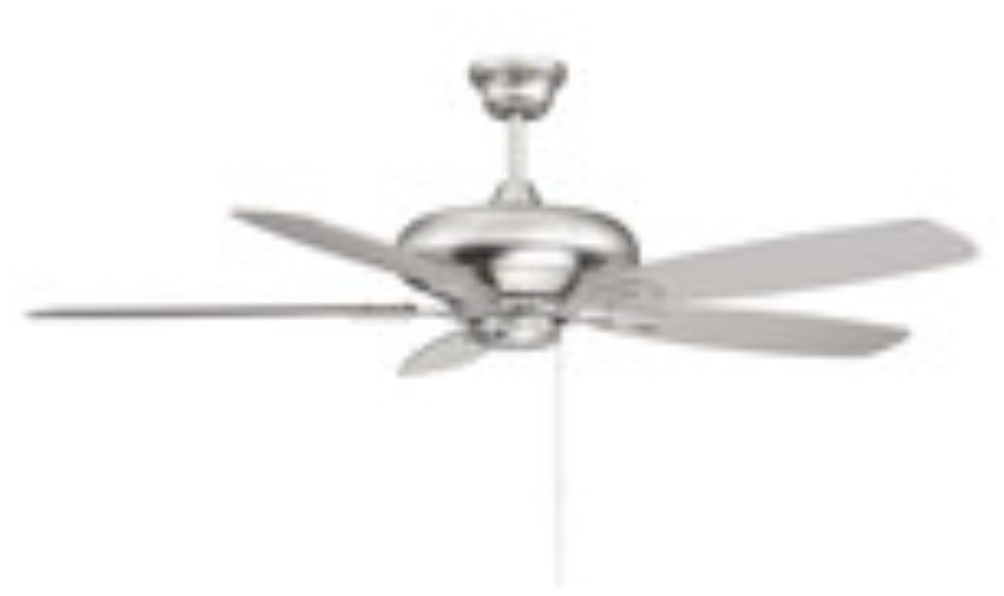 Image 7 52" 2-Light Ceiling Fan in Brushed Nickel more views