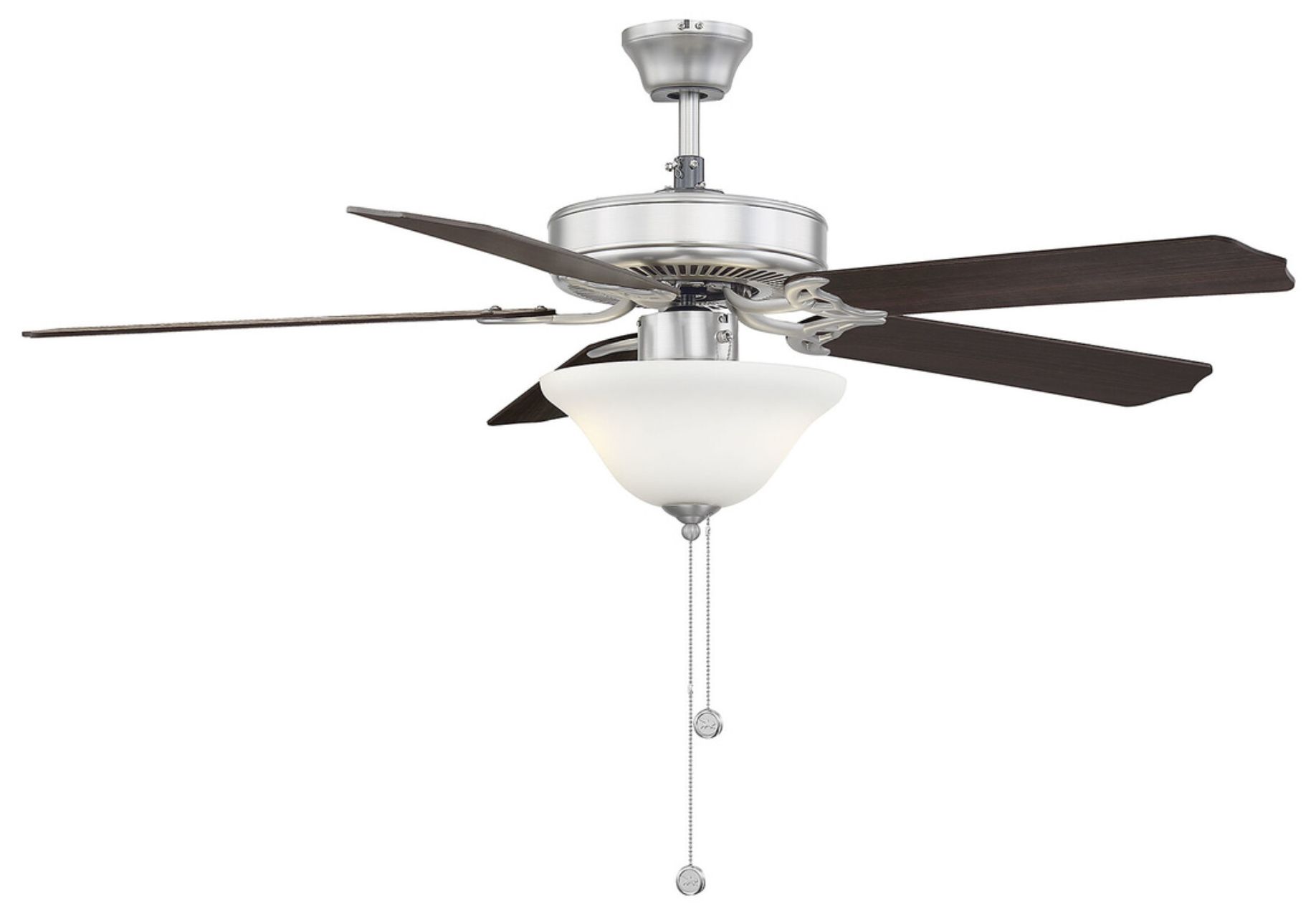 Thumbnail2 of 52" 2-Light Ceiling Fan in Brushed Nickel