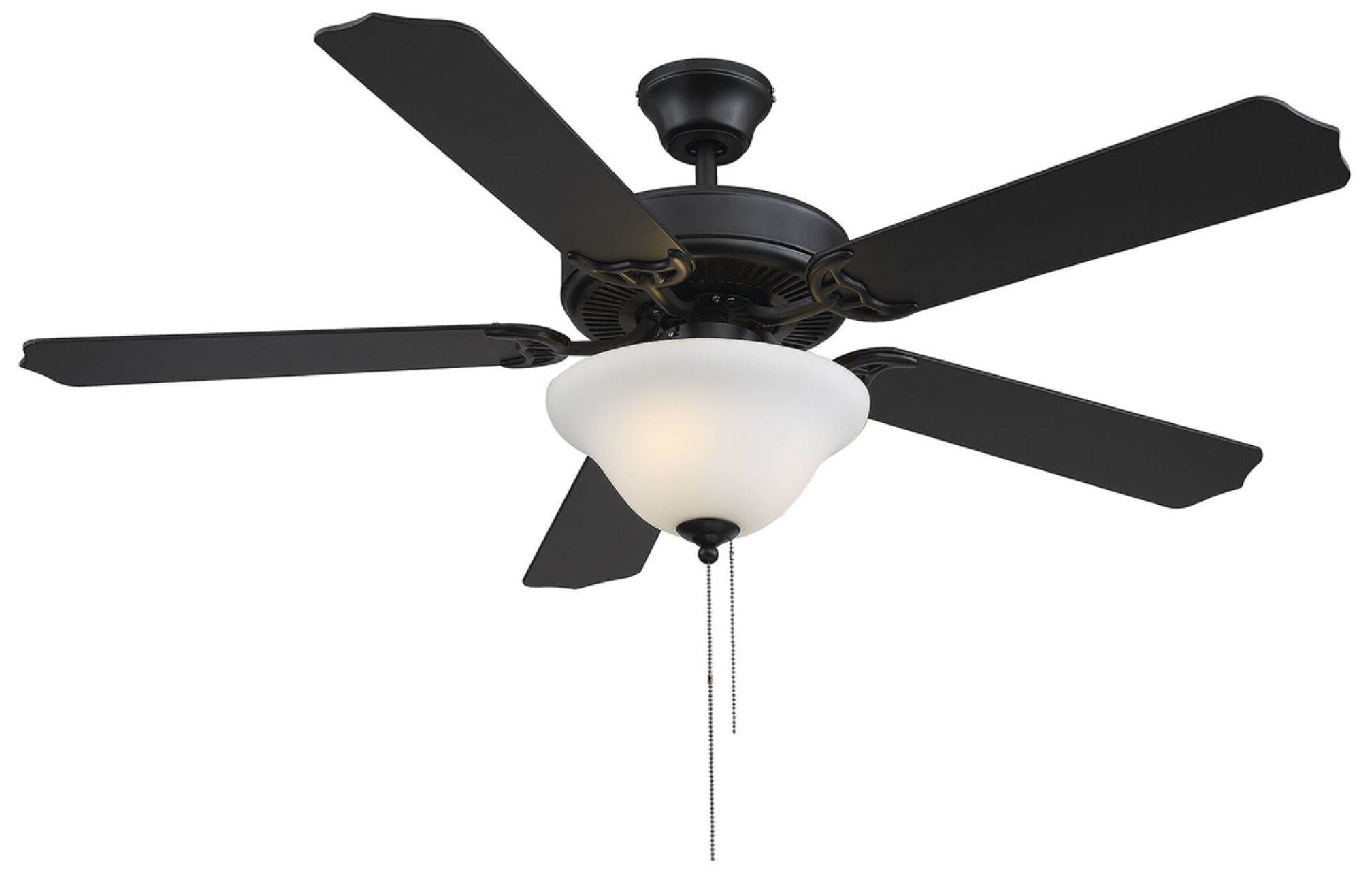 Image 2 52" 2-Light Ceiling Fan in Matte Black