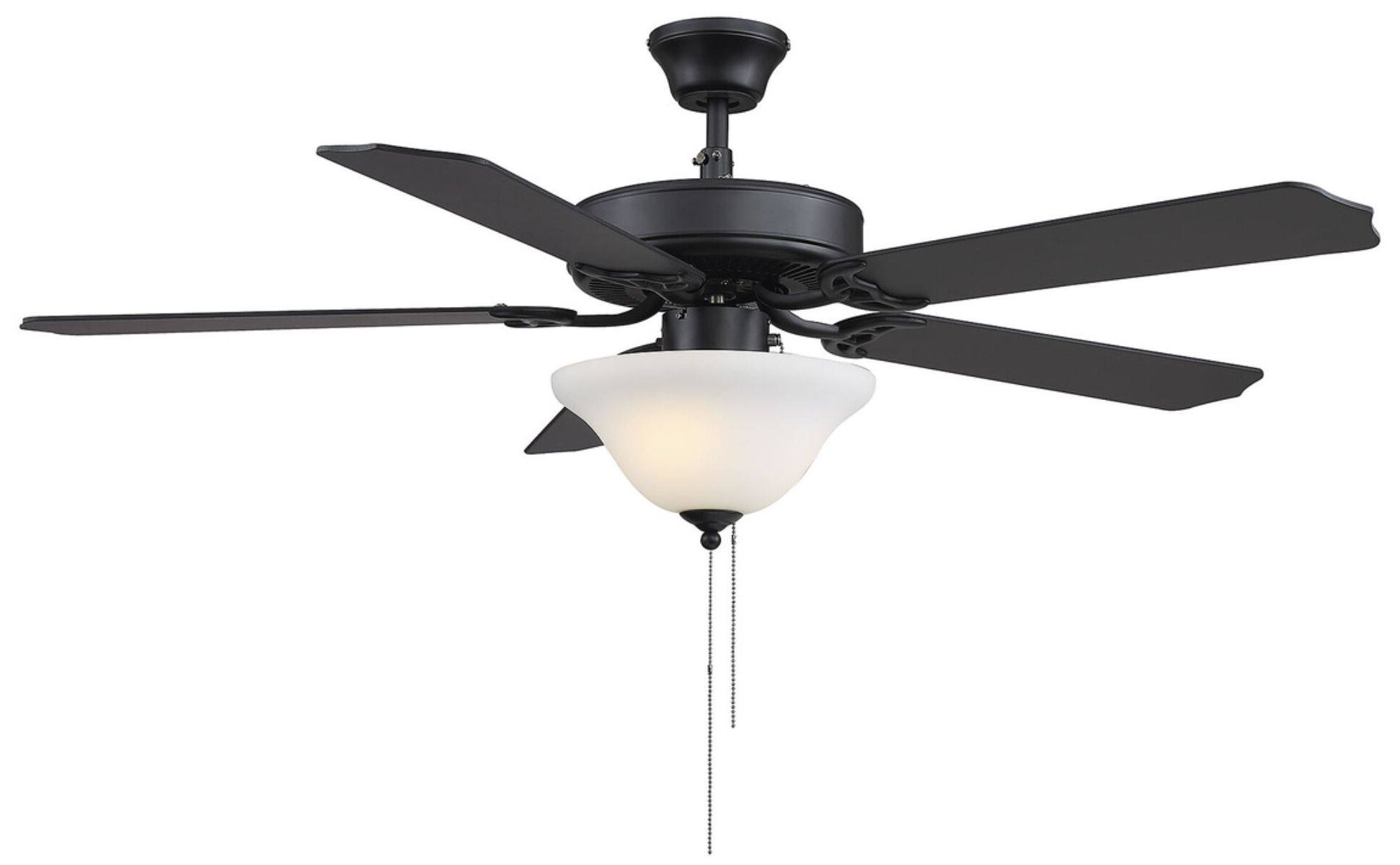 Image 4 52" 2-Light Ceiling Fan in Matte Black more views