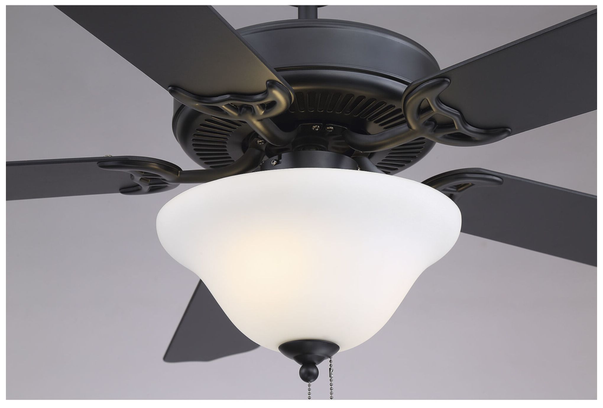 Image 6 52" 2-Light Ceiling Fan in Matte Black more views