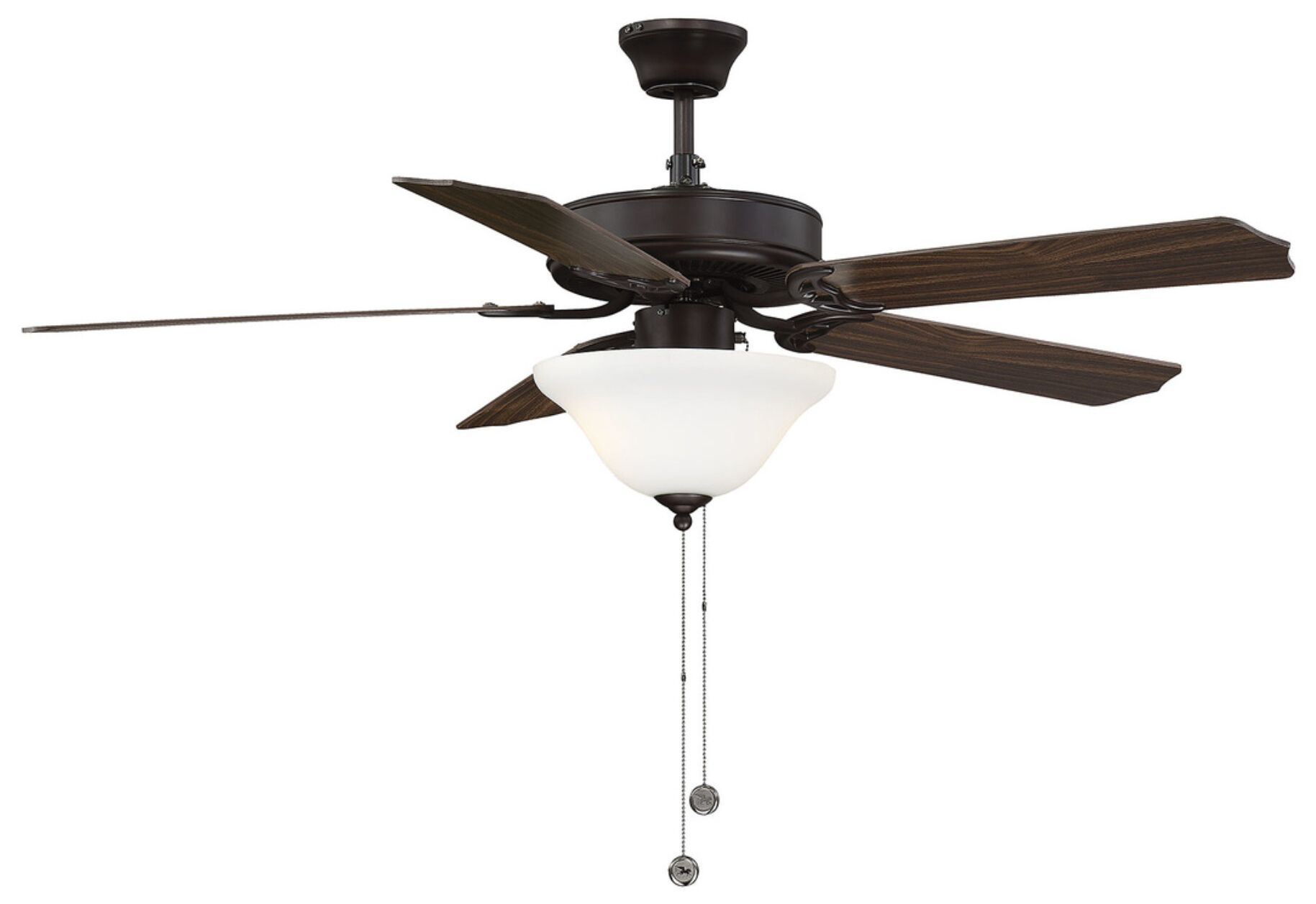 Image 2 52" 2-Light Ceiling Fan in Oil Rubbed Bronze