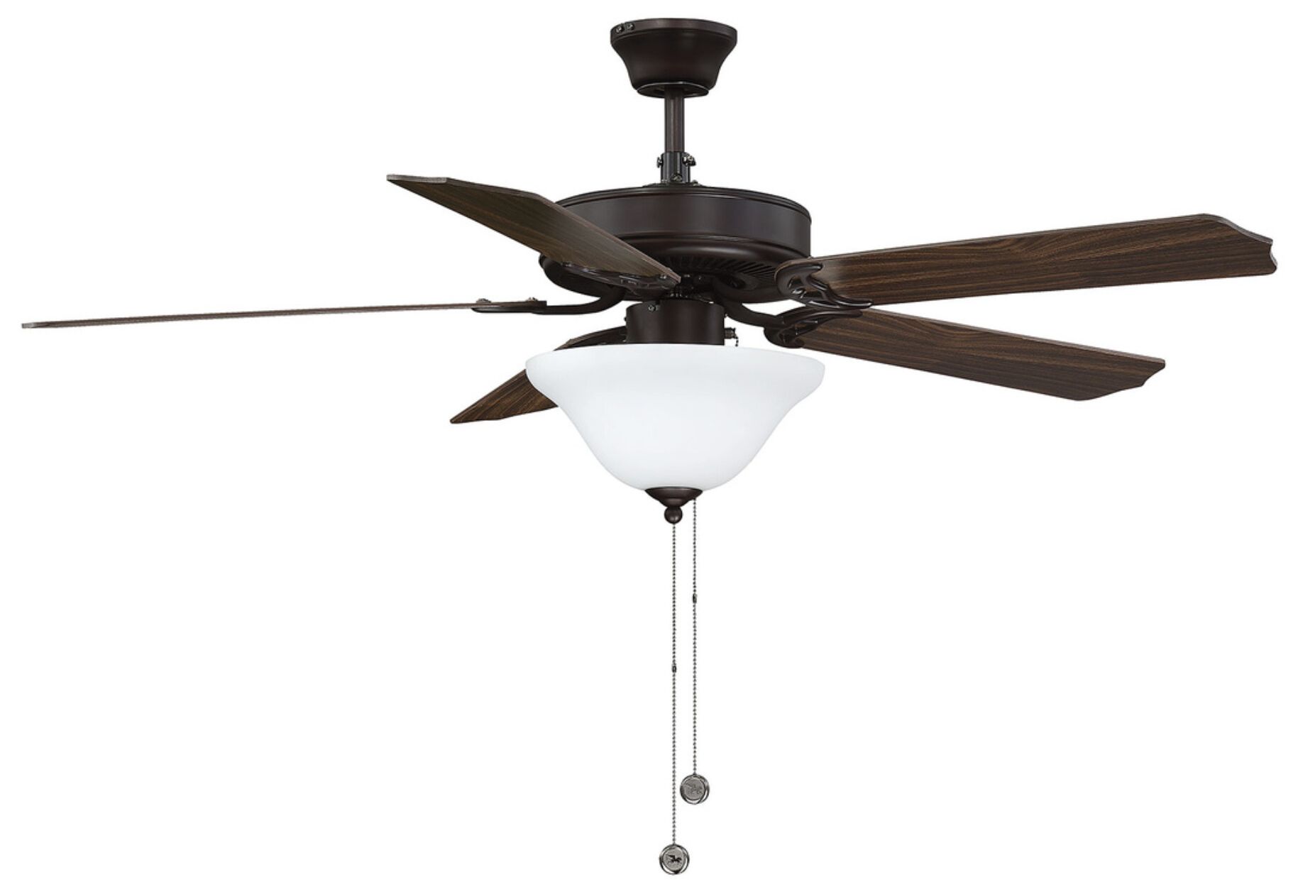 Image 3 52" 2-Light Ceiling Fan in Oil Rubbed Bronze more views