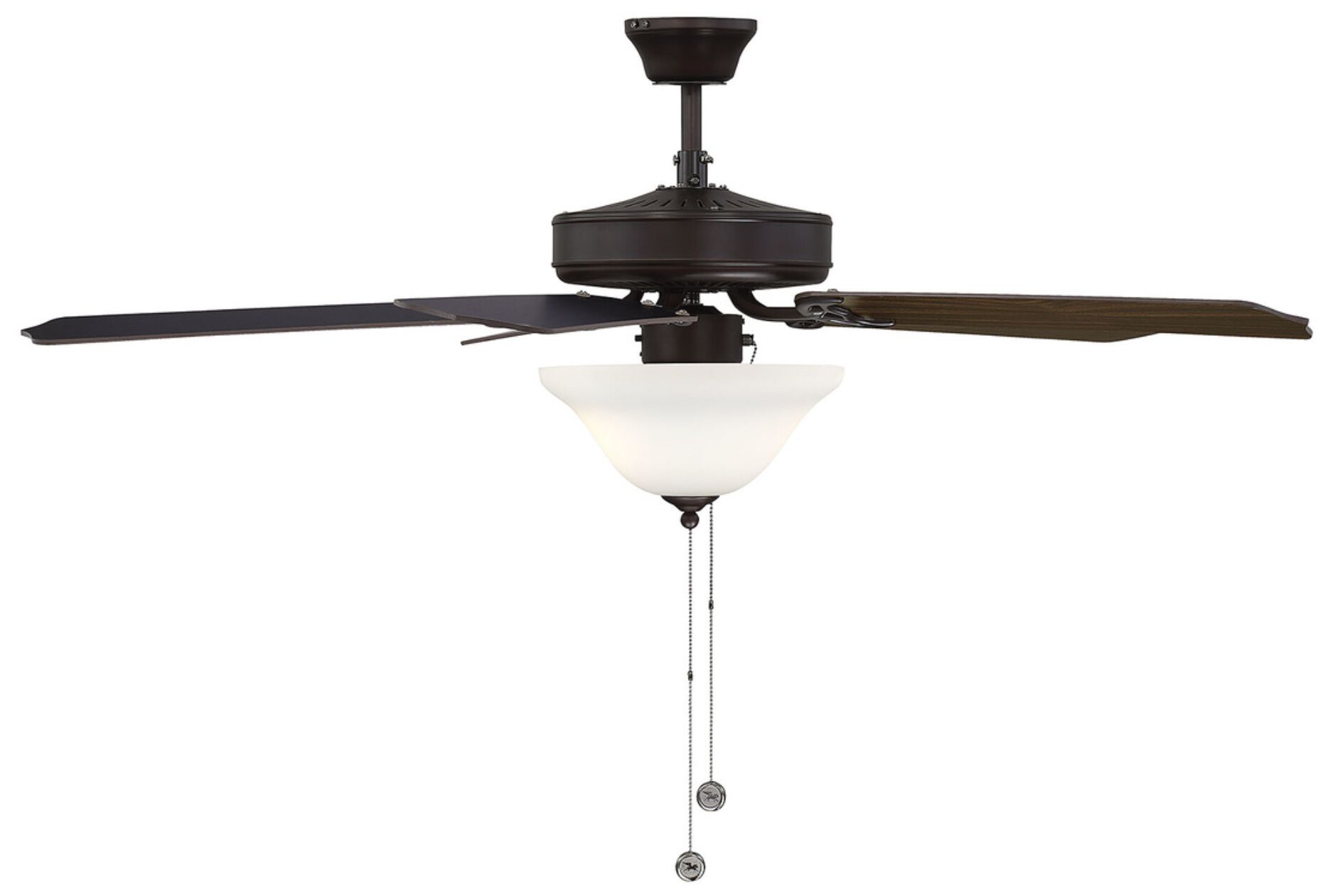 Image 4 52" 2-Light Ceiling Fan in Oil Rubbed Bronze more views