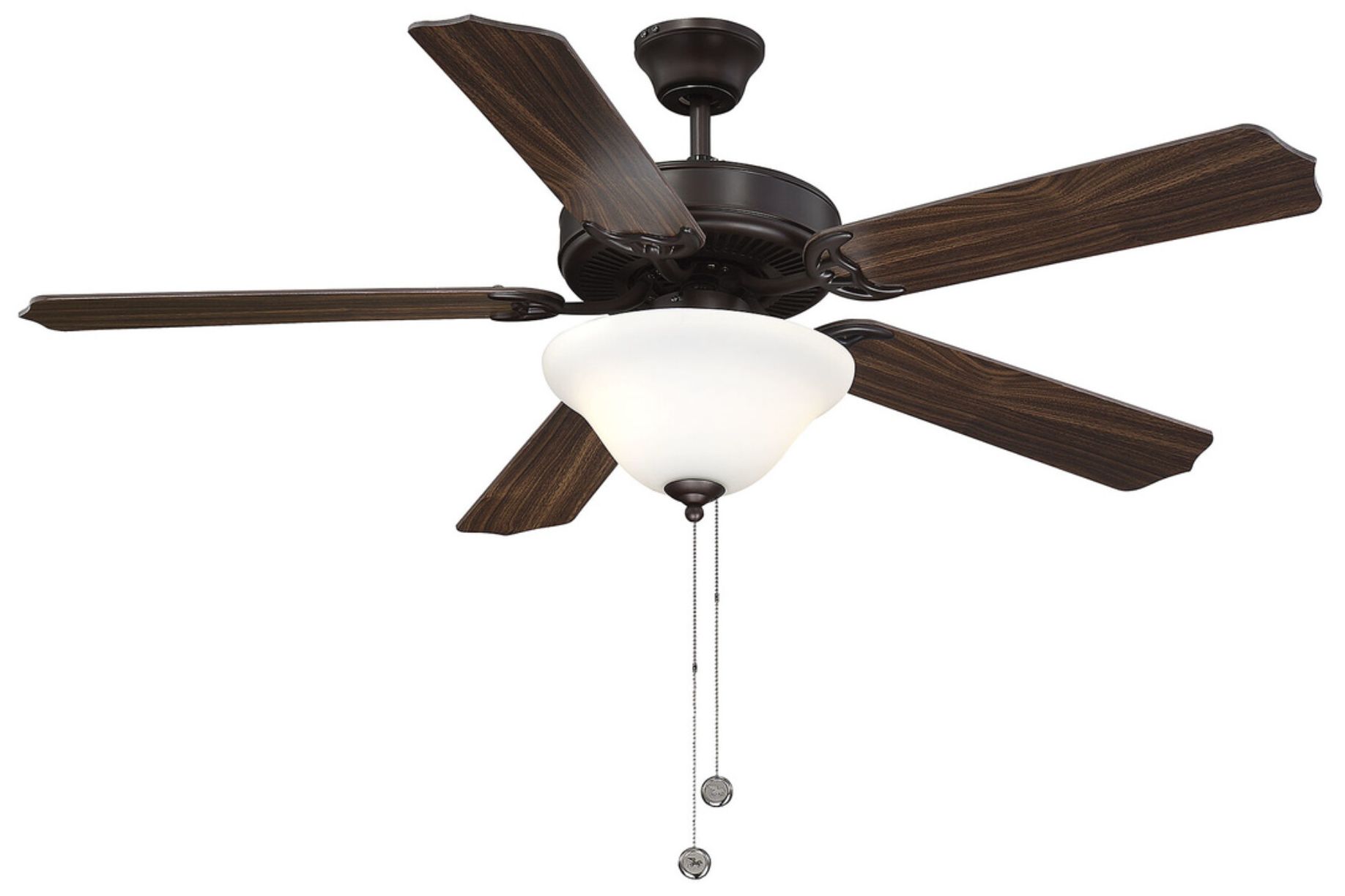 Image 5 52" 2-Light Ceiling Fan in Oil Rubbed Bronze more views