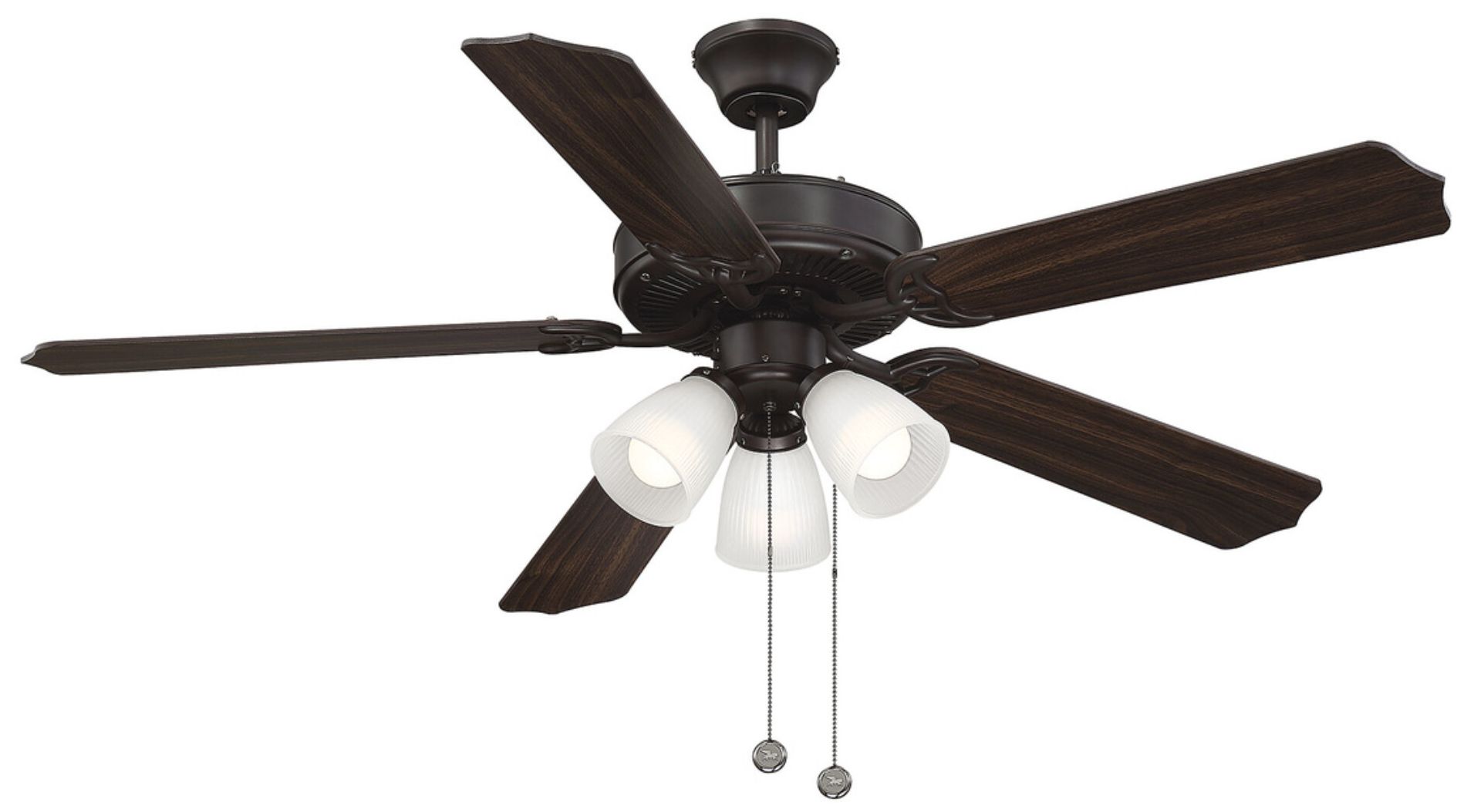 Image 5 52" 3-Light Ceiling Fan in Oil Rubbed Bronze more views
