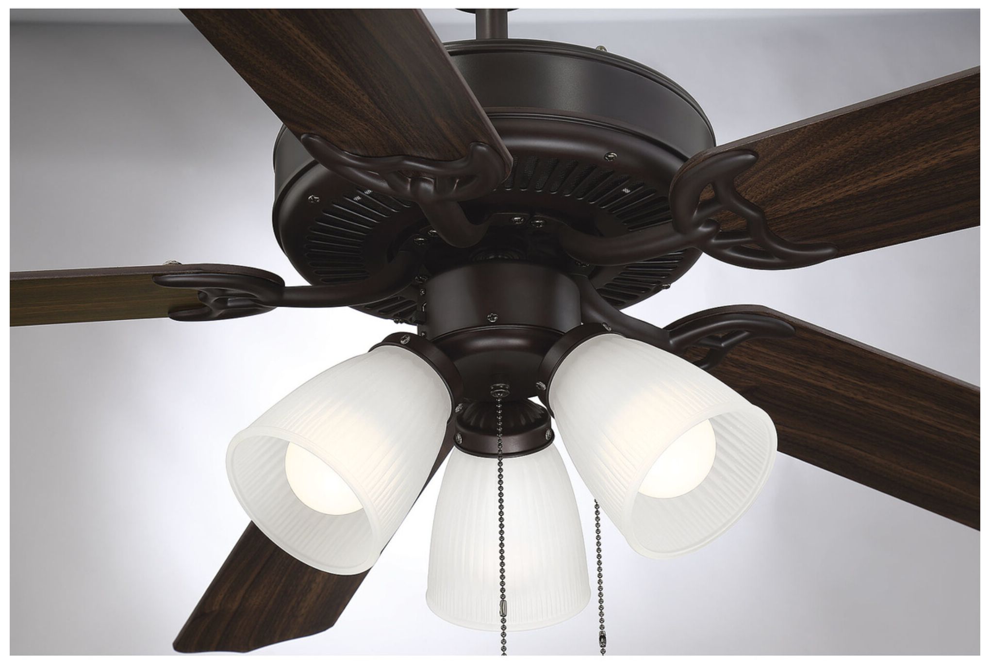Image 6 52" 3-Light Ceiling Fan in Oil Rubbed Bronze more views