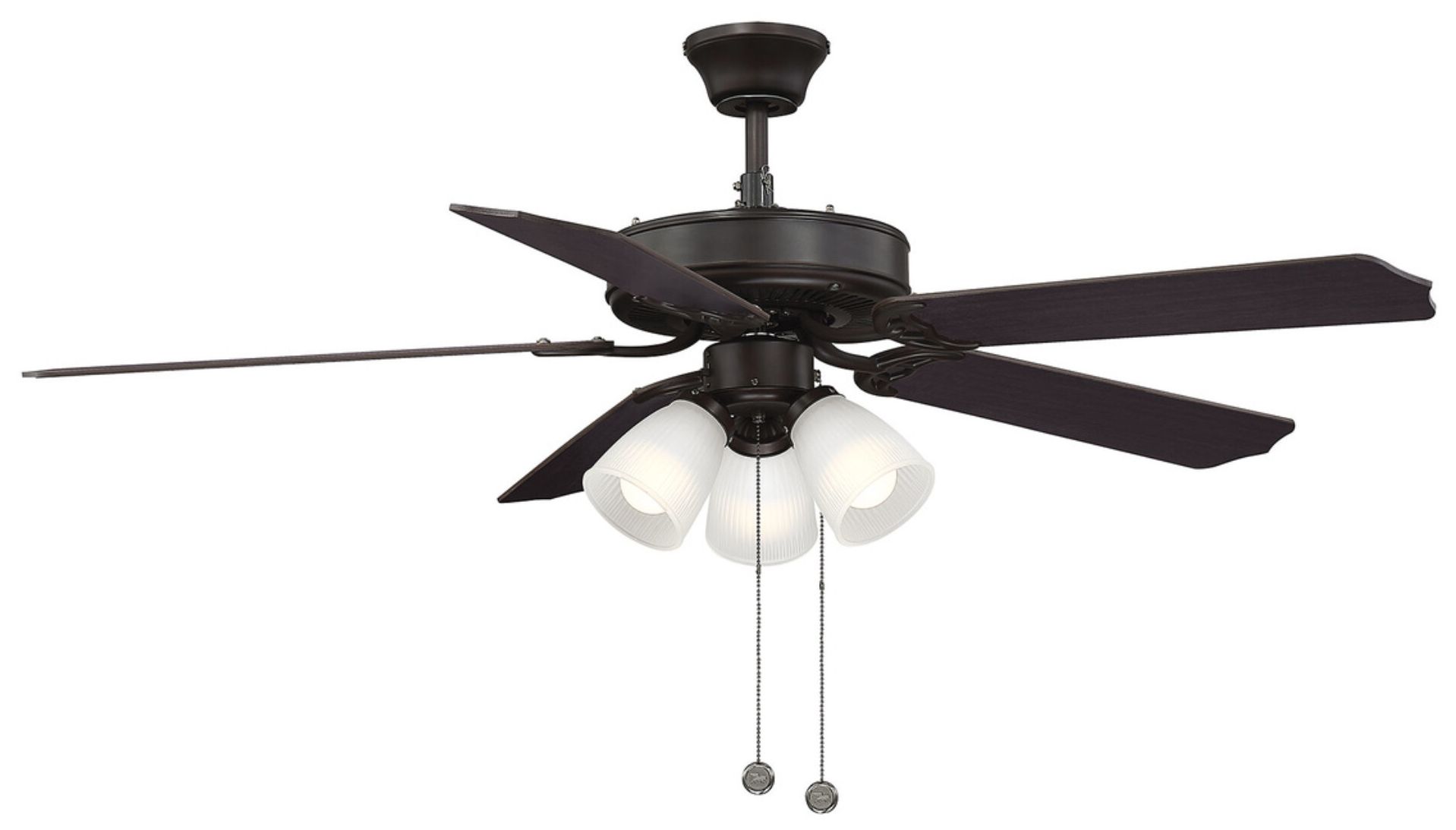 Image 7 52" 3-Light Ceiling Fan in Oil Rubbed Bronze more views