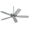 52" Casa Vieja Journey Brushed Nickel Ceiling Fan with Remote