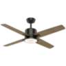 52" Casablanca Axial Noble Bronze LED Ceiling Fan with Wall Control