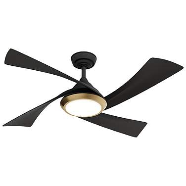 52" Casablanca Vespucci Matte Black LED Ceiling Fan