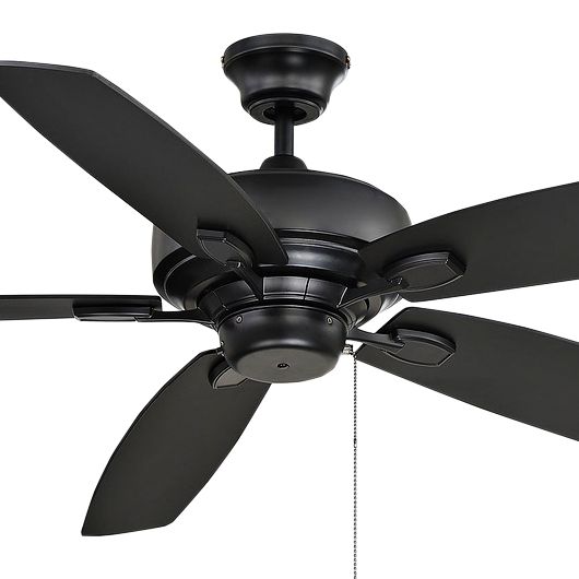 Image 2 52" Ceiling Fan in Matte Black more views