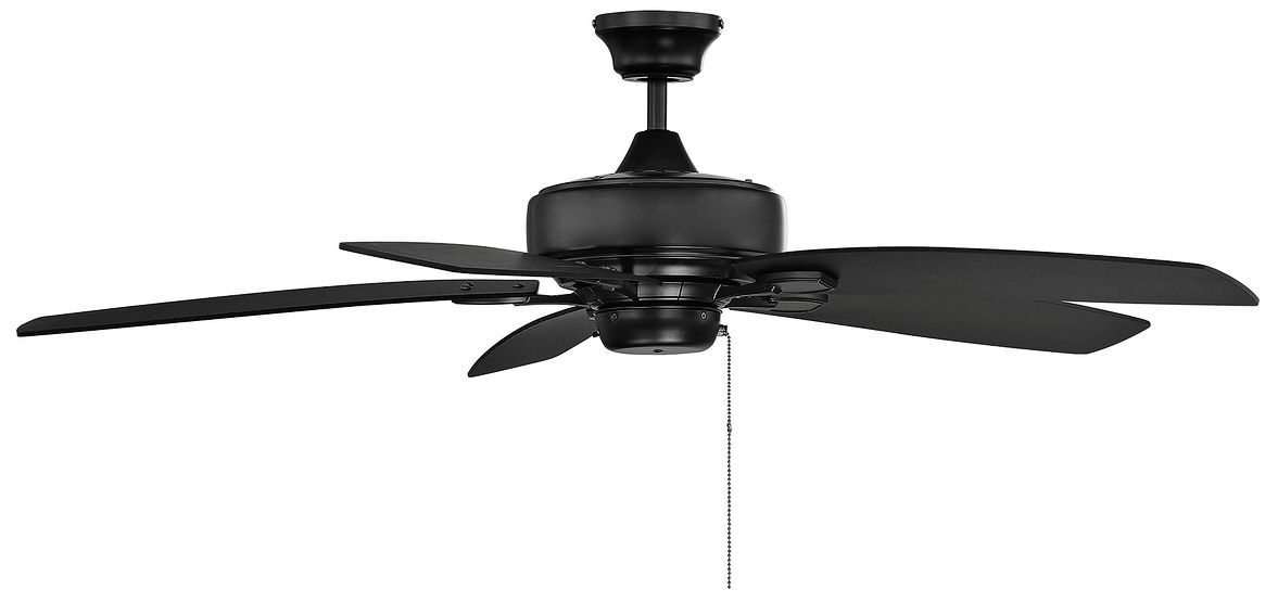 Image 4 52" Ceiling Fan in Matte Black more views