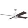 52" Craftmade Teana Chrome Modern LED Ceiling Fan with Remote