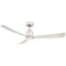 52" Fanimation Kute Brushed Nickel Damp LED Ceiling Fan with Remote