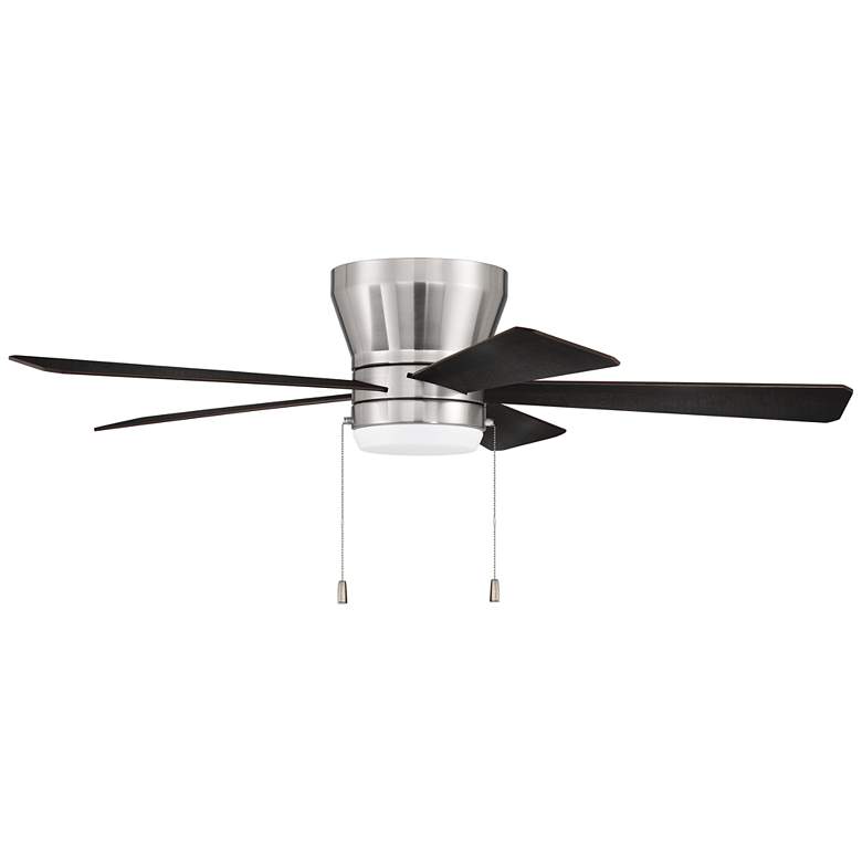 Image 1 52" Hugger Ceiling Fan w/Blades, LED Light Kit