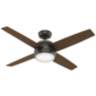 52" Hunter Oceana Noble Bronze WeatherMax LED Fan with Wall Control