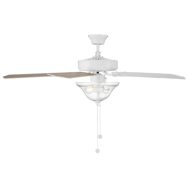 Image 3 52" 2-Light Ceiling Fan in Bisque White more views