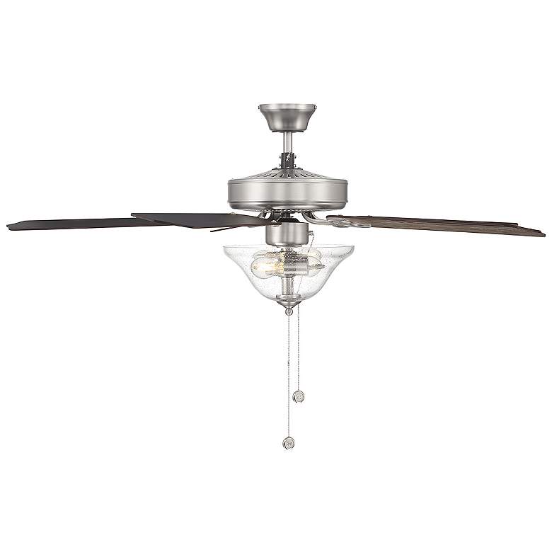 Image 3 52" 2-Light Ceiling Fan in Brushed Nickel more views