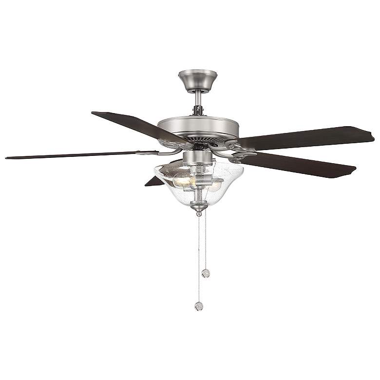Image 6 52" 2-Light Ceiling Fan in Brushed Nickel more views